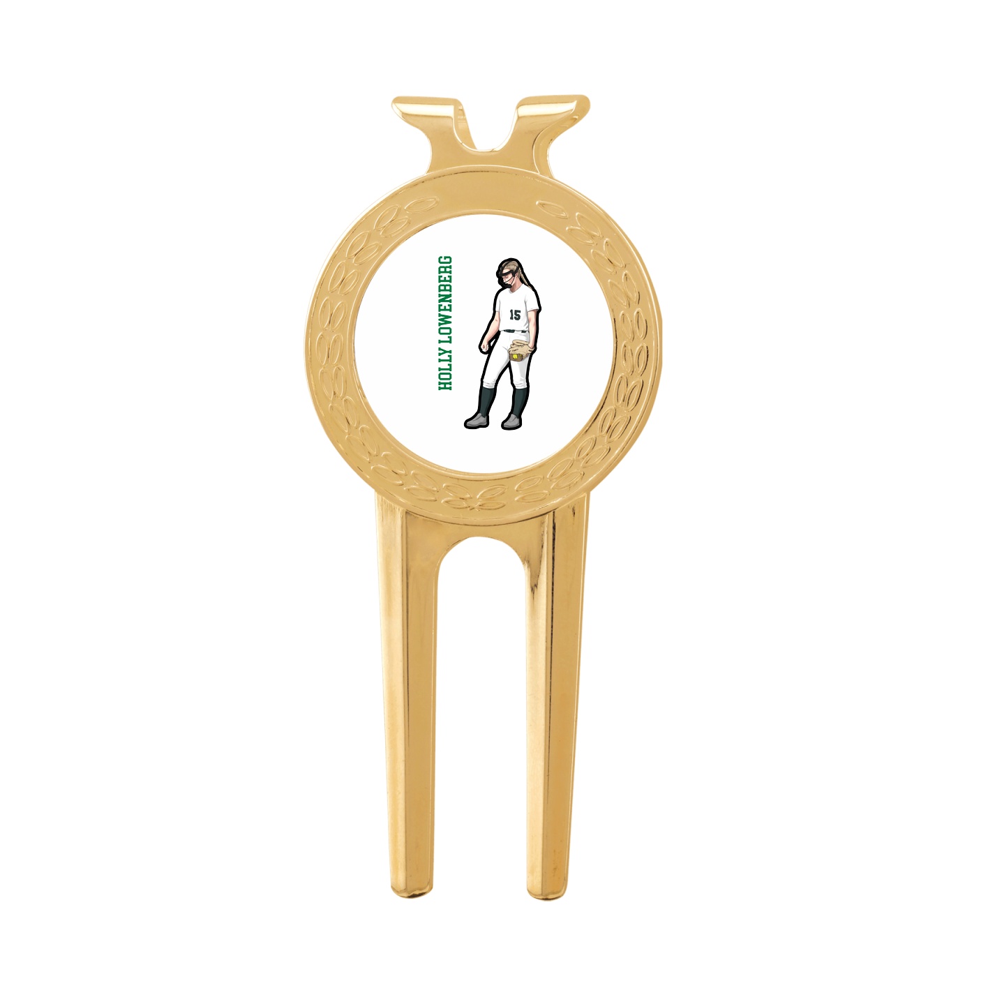 Divot Tool with Ball Marker — Name Vertical in Classic