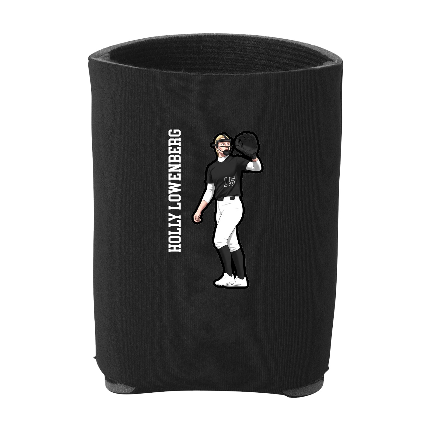 Can Holder — Name Vertical in Black