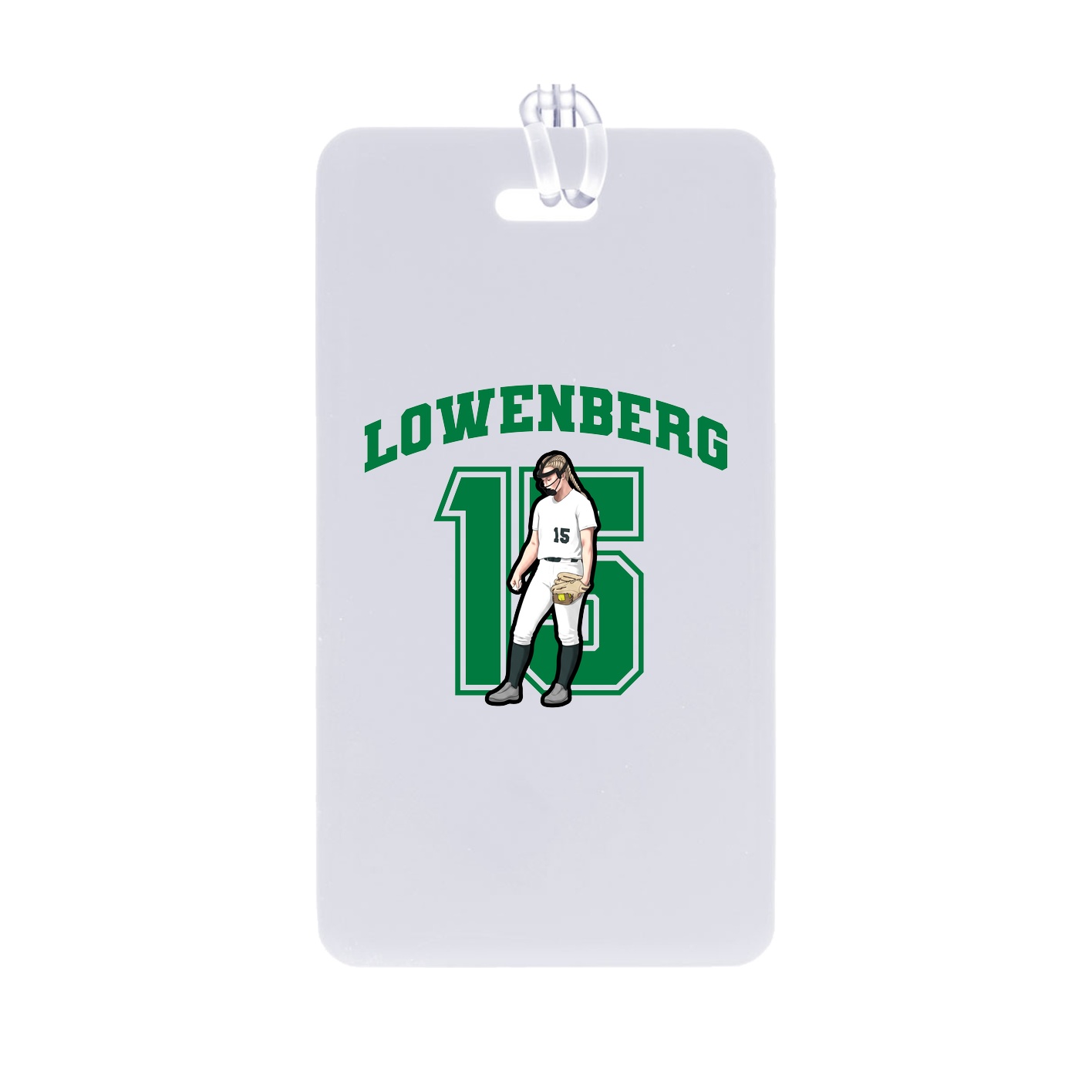 Bag Tag — Number in Classic