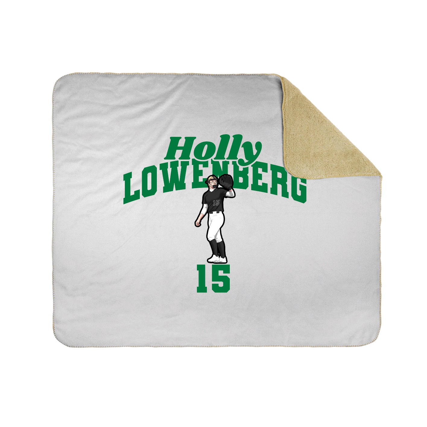 Throw Blanket — Signature Arch in White