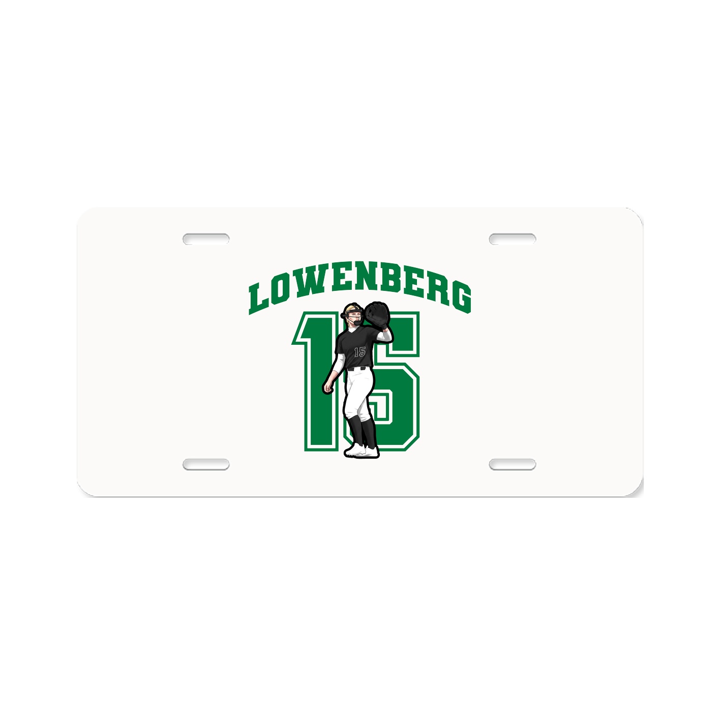 License Plate — Number in Classic