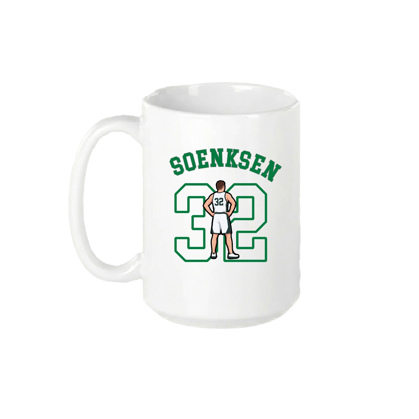 15oz Coffee Mug — Shirsey Arch in White