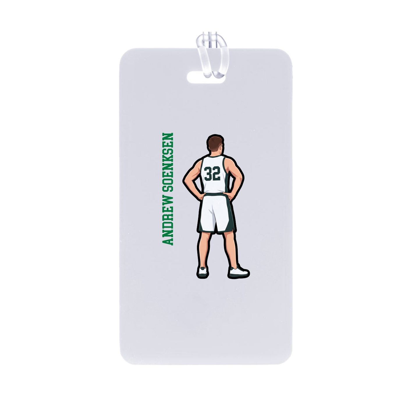 Bag Tag — Name Vertical in Classic