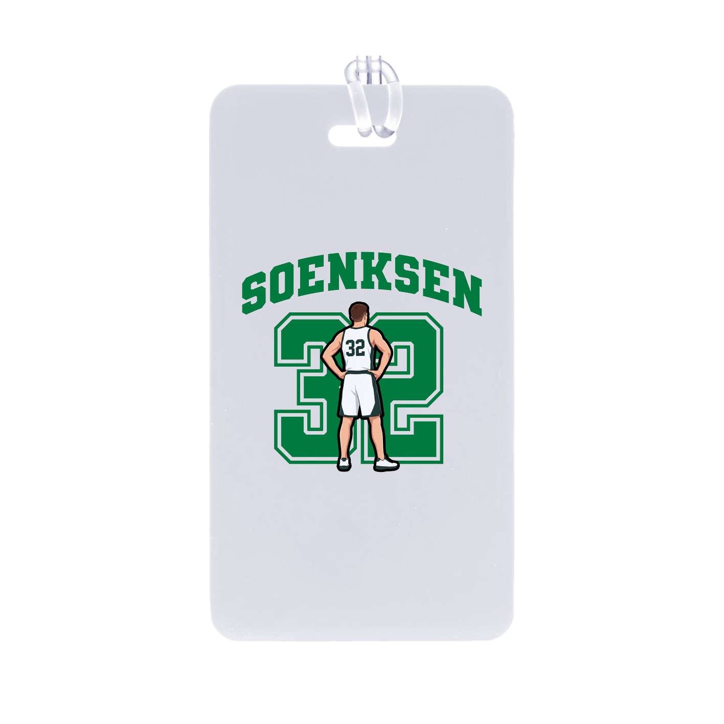 Bag Tag — Number in Classic