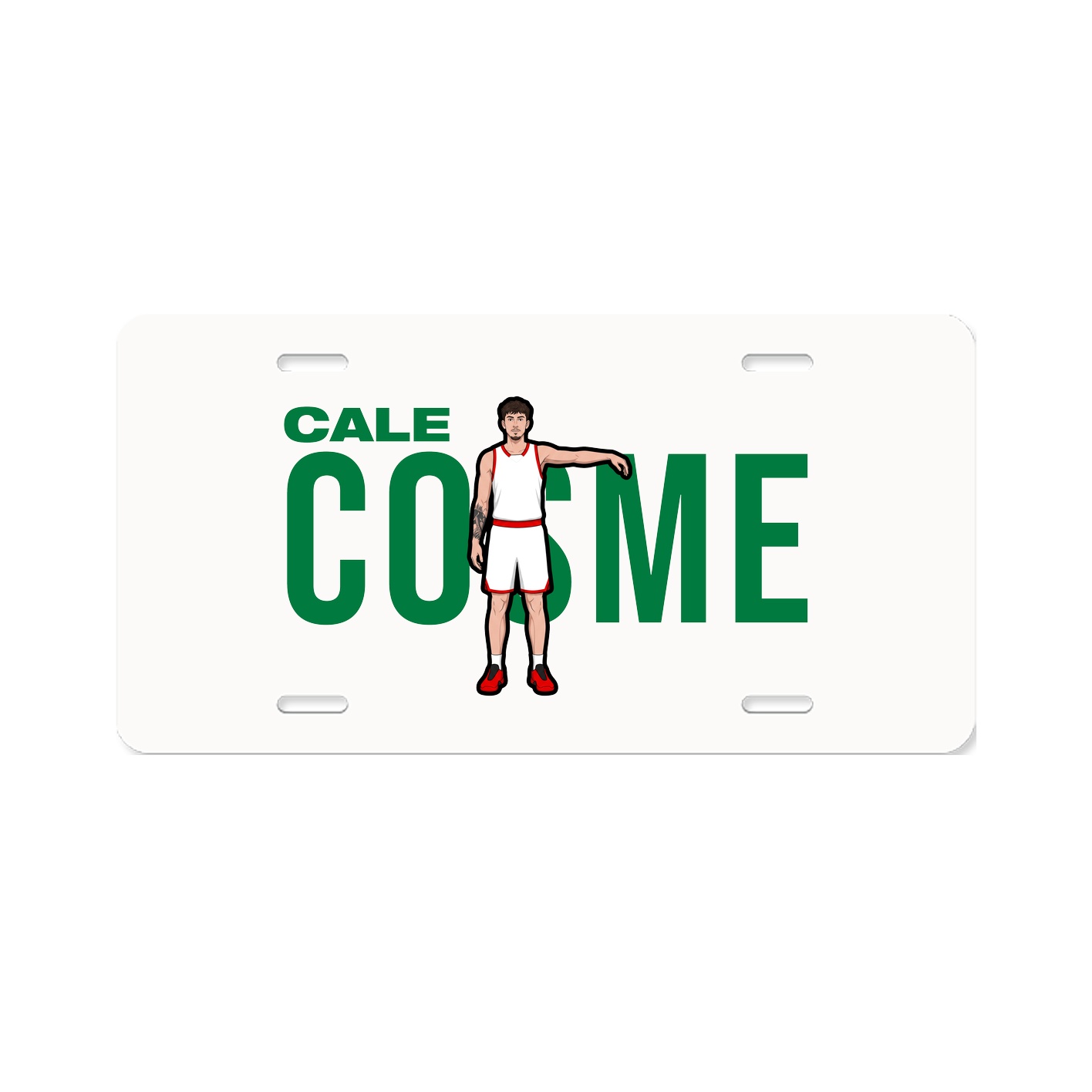 License Plate — Player Name in Classic