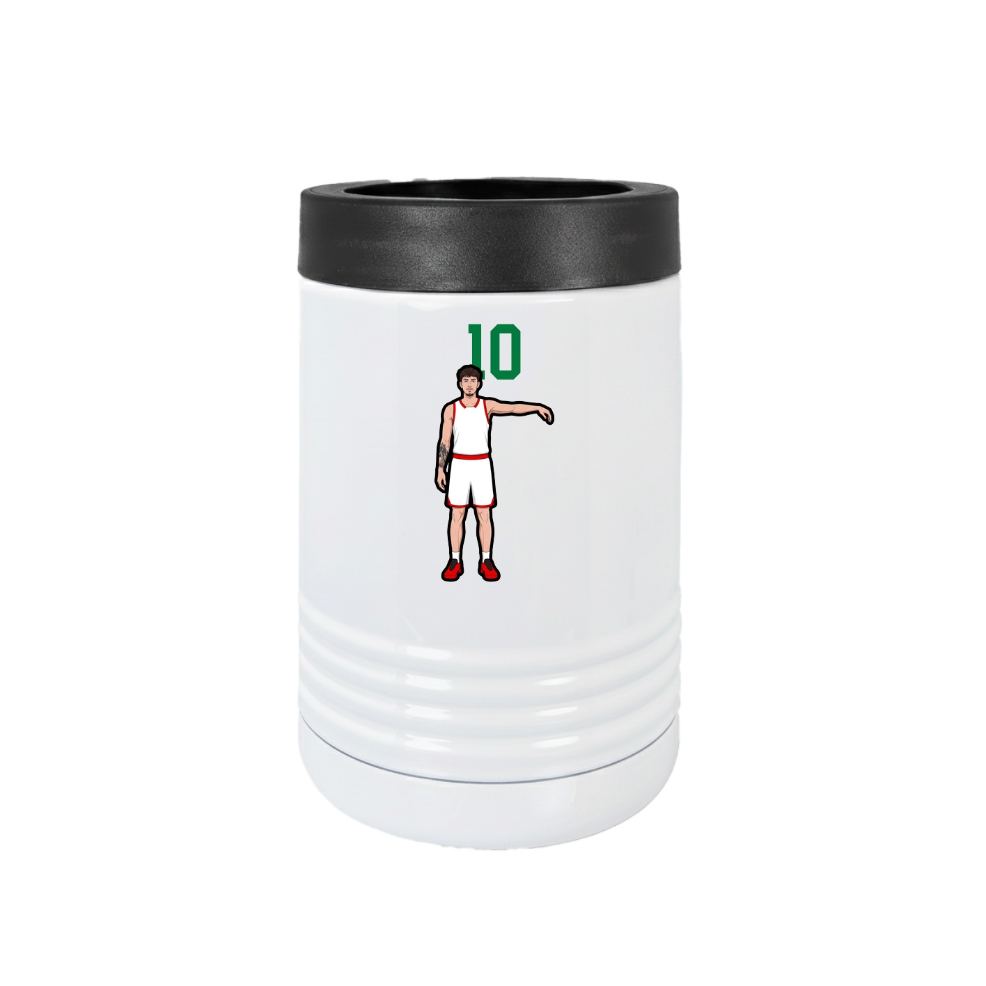 Beverage Holder — Number Top in White