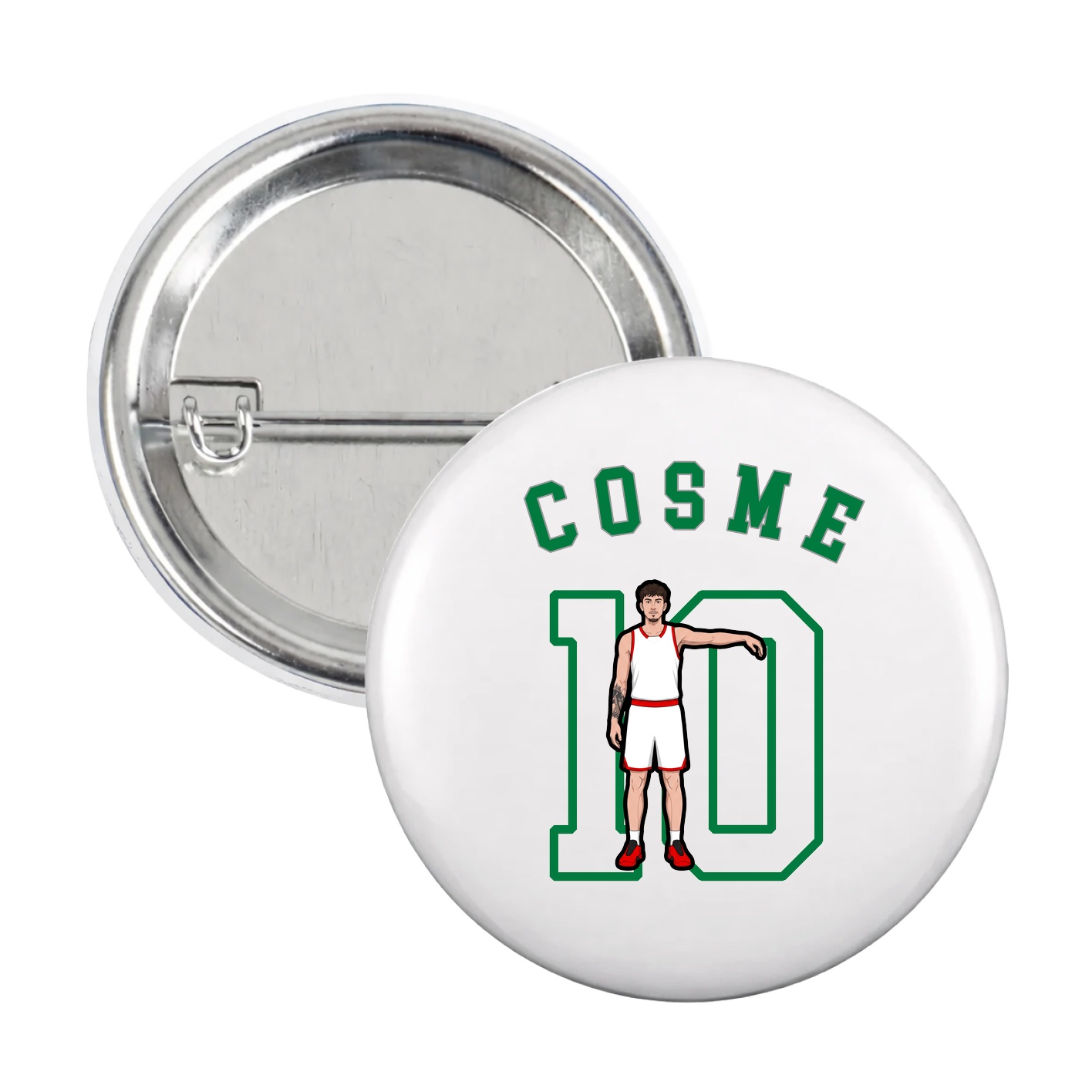 Game Day Button — Shirsey Arch in White