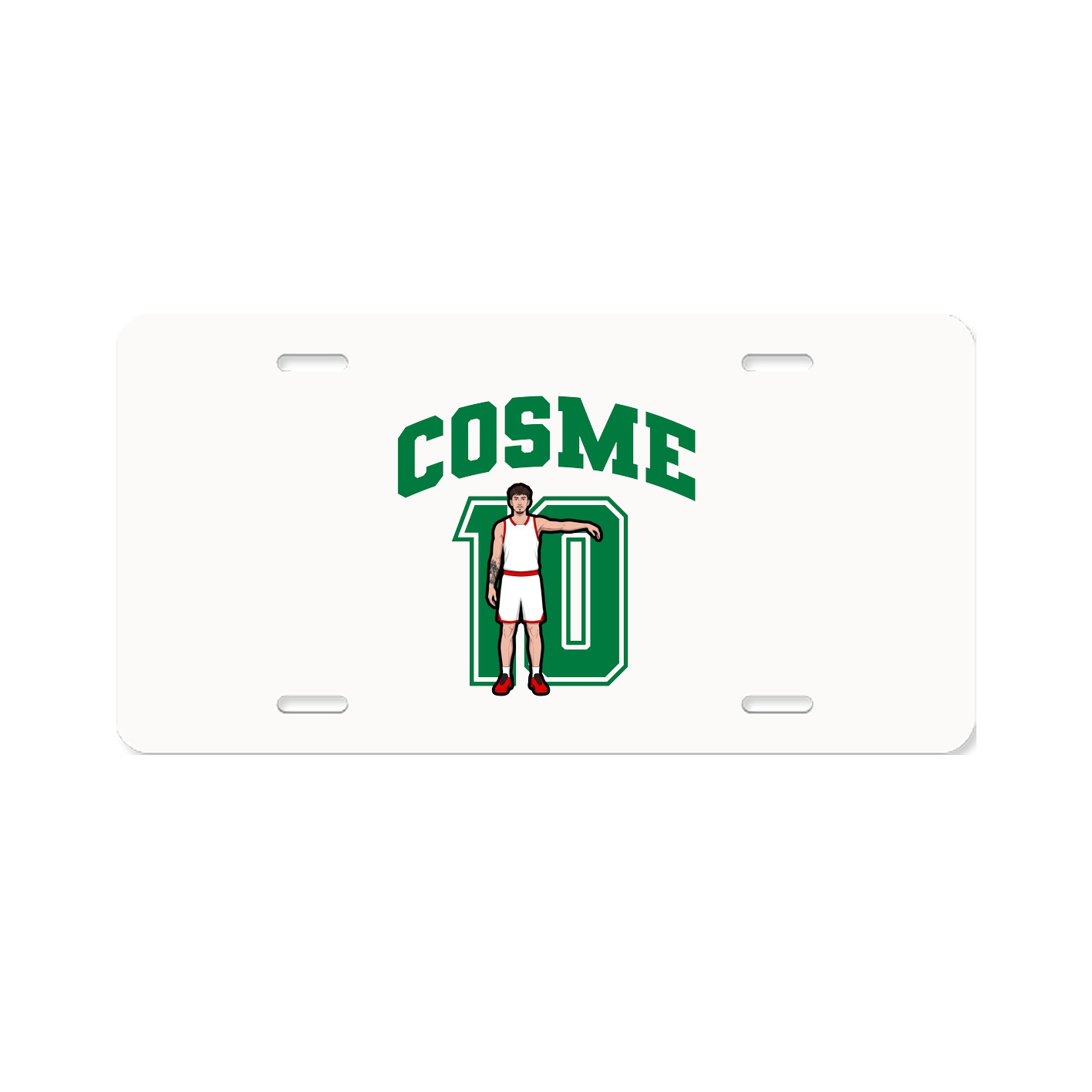 License Plate — Number in Classic