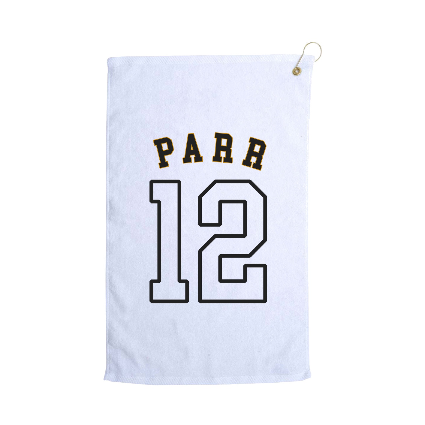 Golf Towel — Shirsey Arch in White