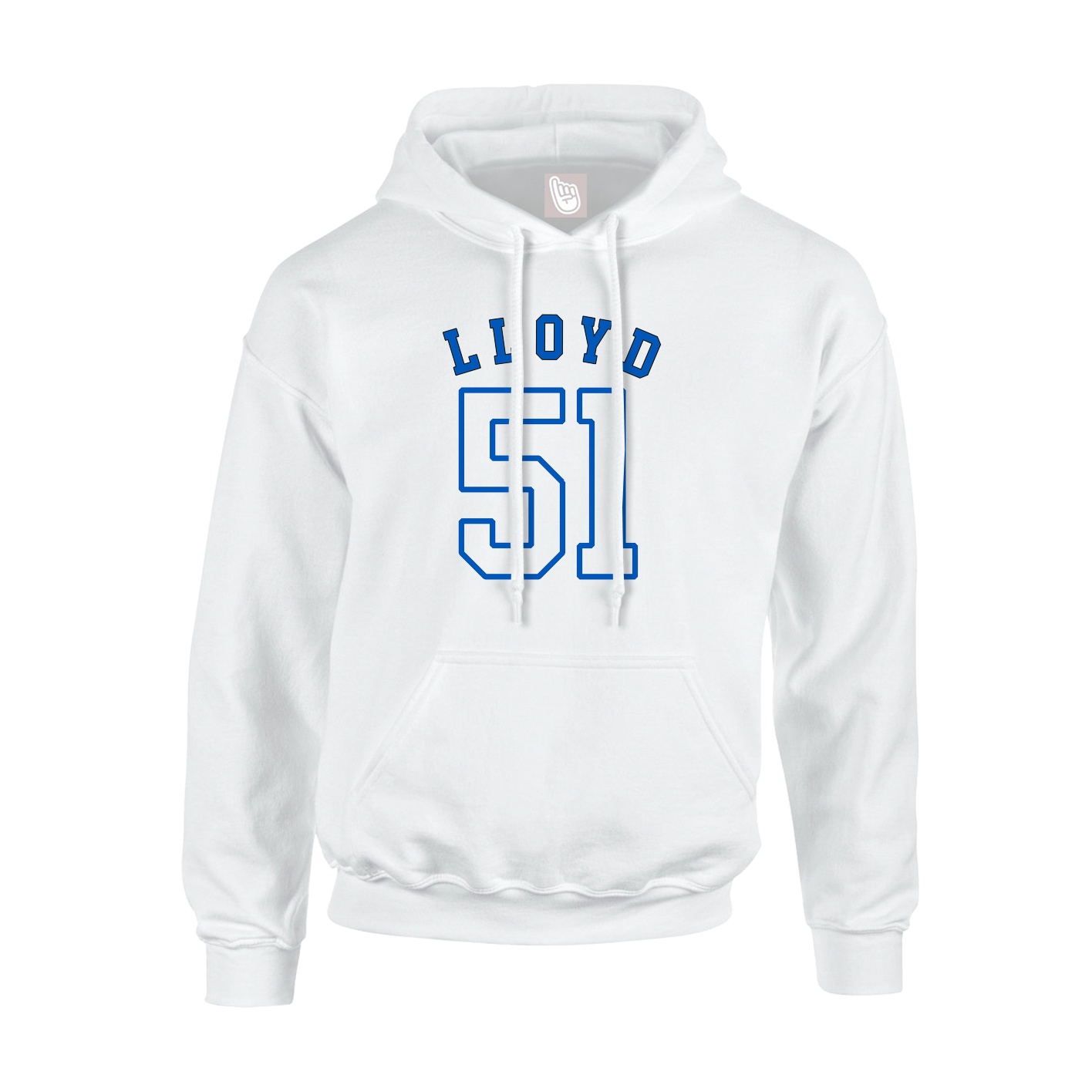 Youth Hoodie — Shirsey Arch in White