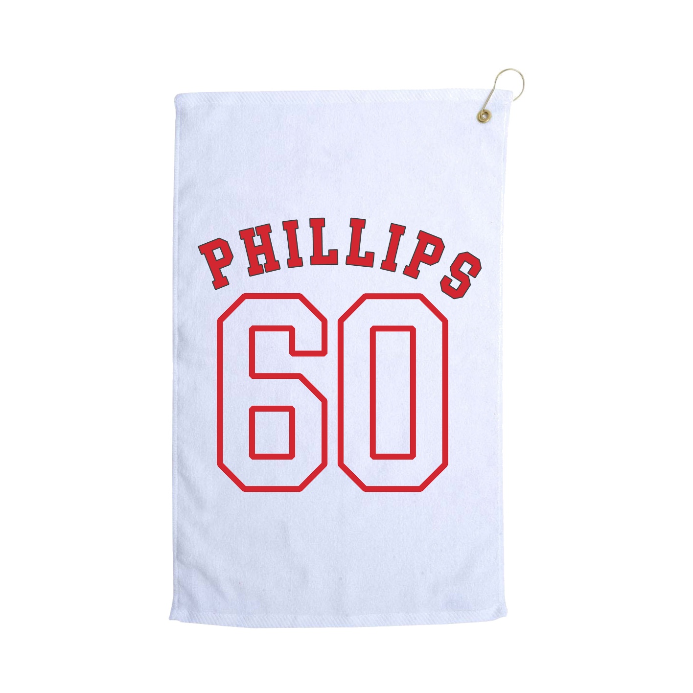 Golf Towel — Shirsey Arch in White
