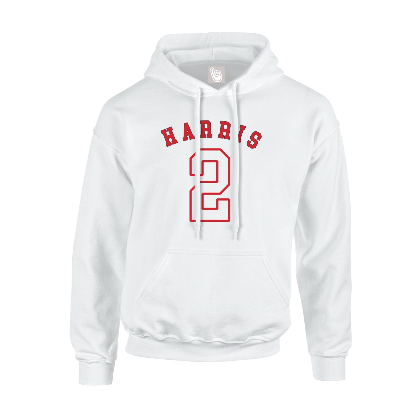 Youth Hoodie — Shirsey Arch in White