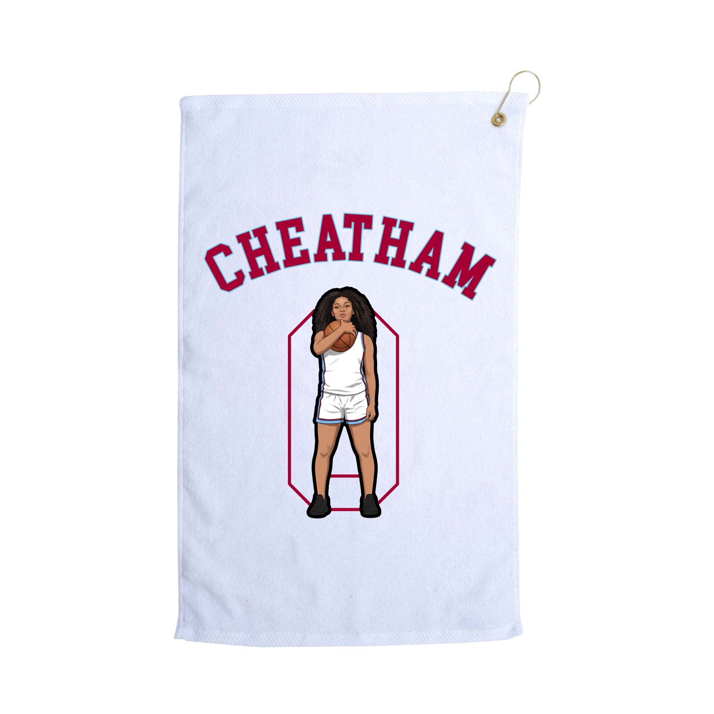 Golf Towel — Shirsey Arch in White
