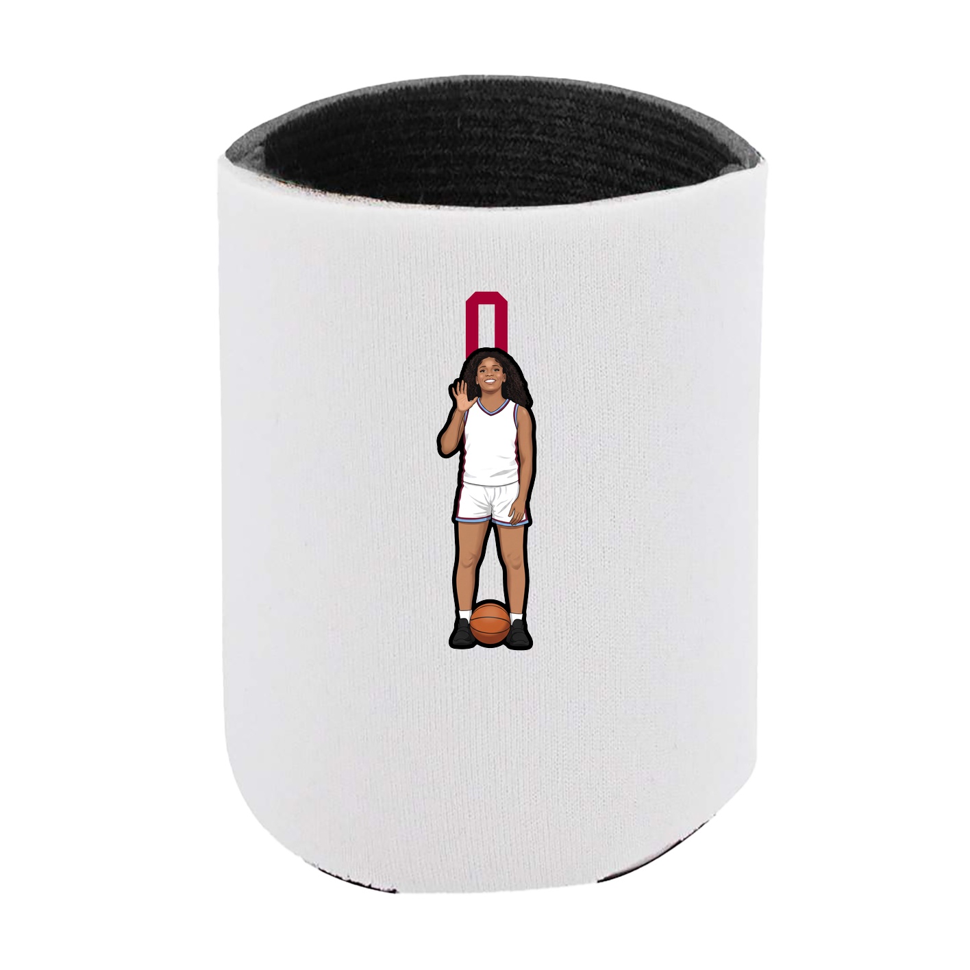 Can Holder — Number Top in White