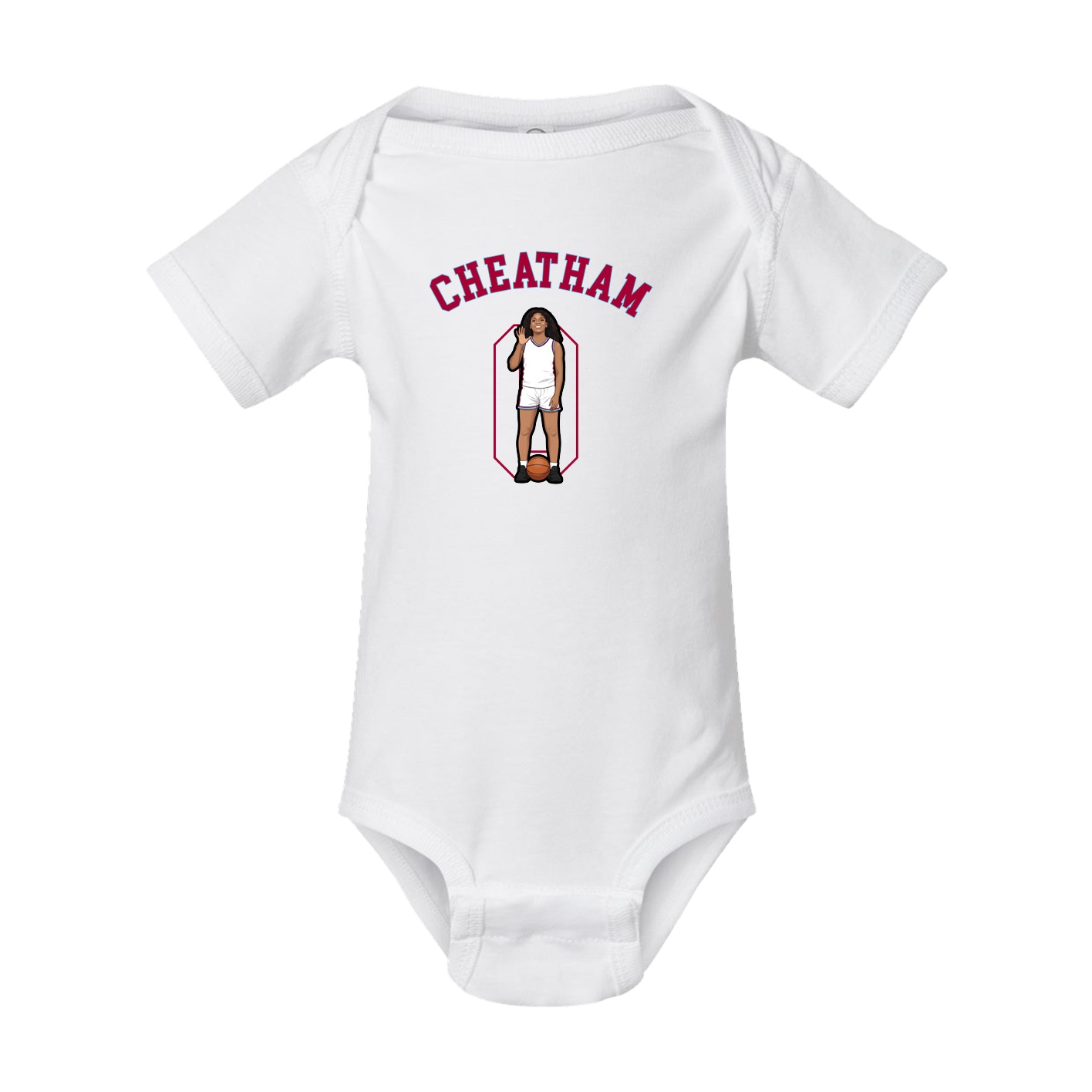 Baby Onesie — Shirsey Arch in White