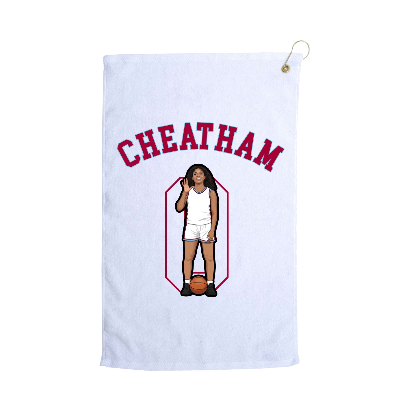 Golf Towel — Shirsey Arch in White