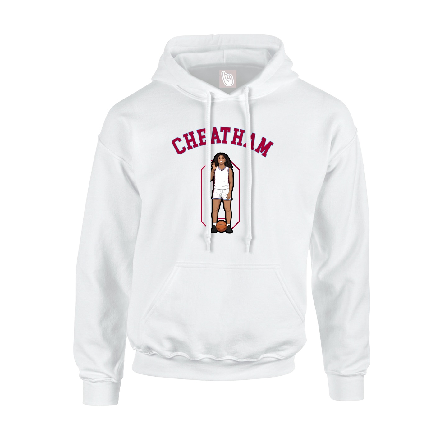 Hoodie — Shirsey Arch in White