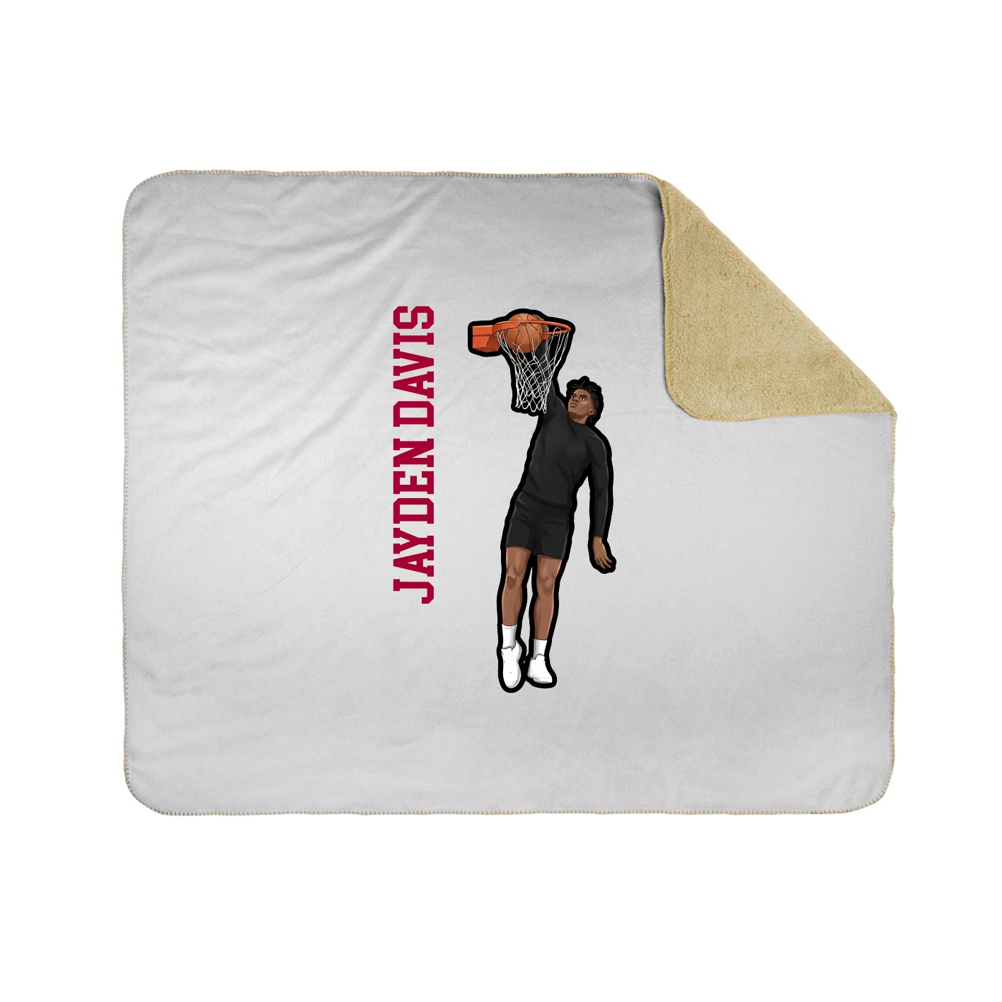 50x60 Sherpa Lined Throw Blanket