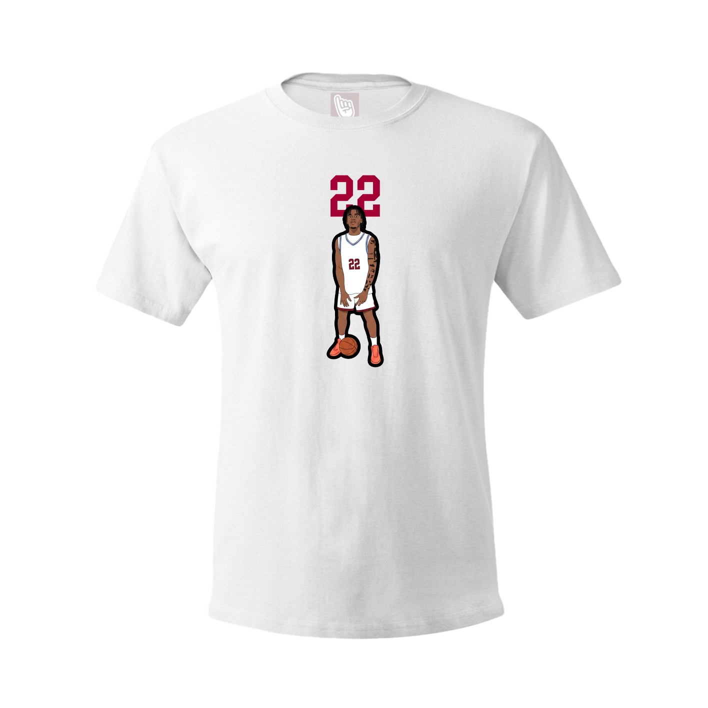 Tee — Number Top in White