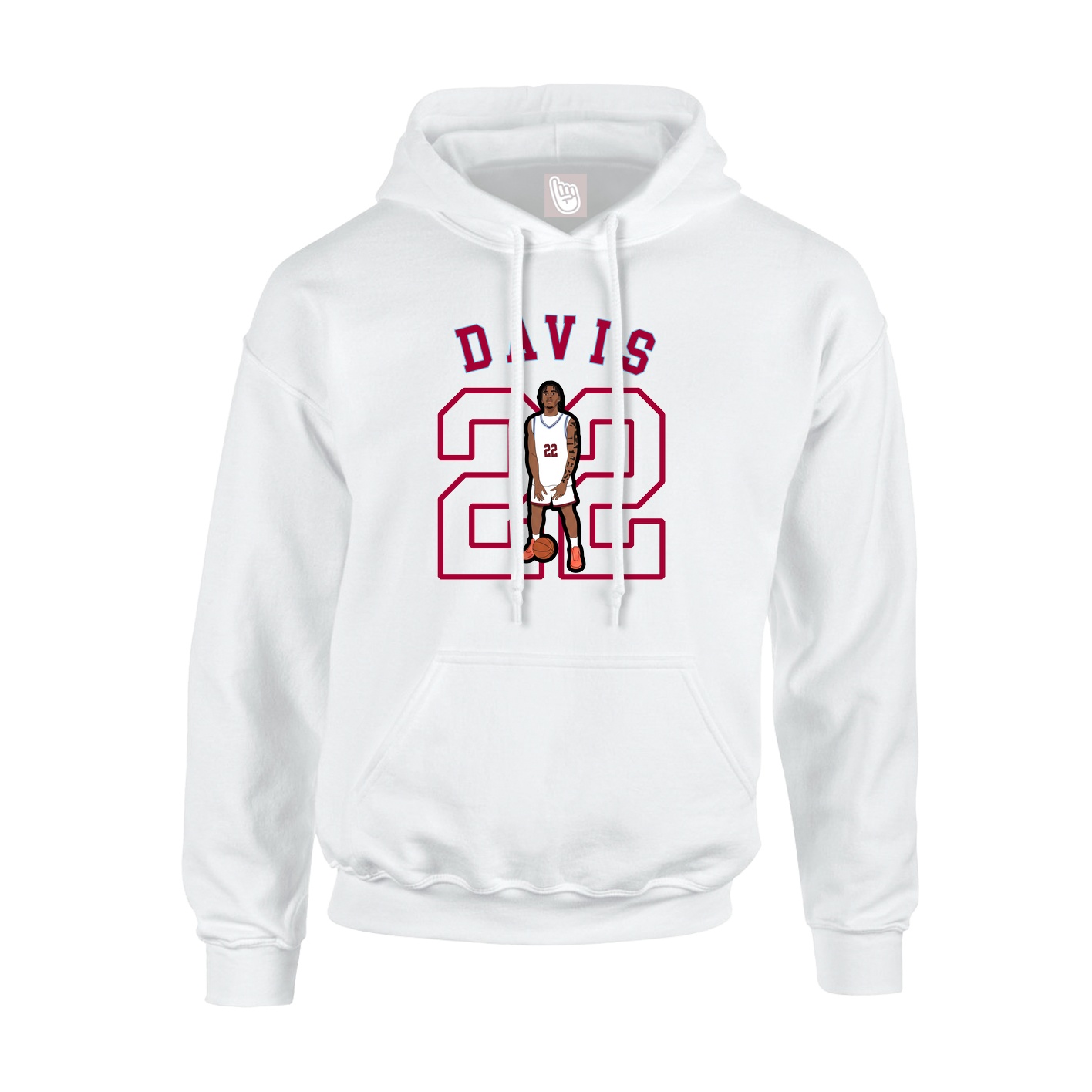 Hoodie — Shirsey Arch in White
