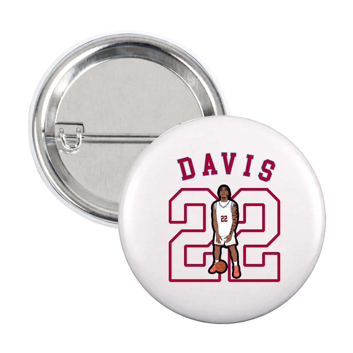 Game Day Button — Shirsey Arch in White