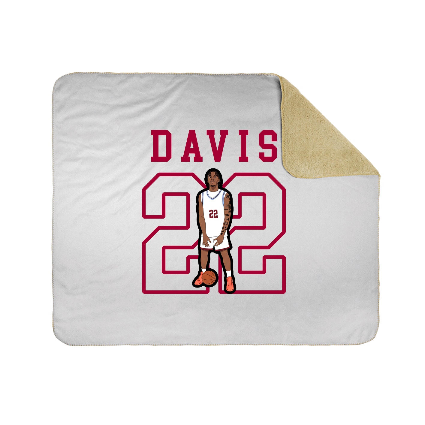 Throw Blanket — Shirsey in White