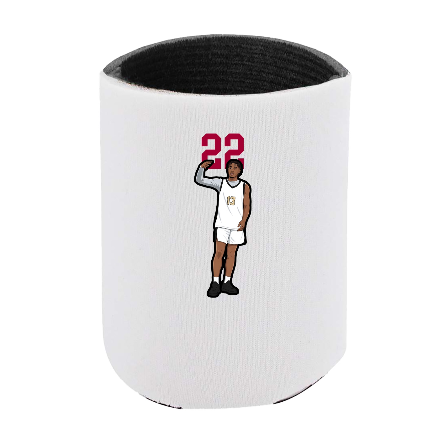 Can Holder — Number Top in White
