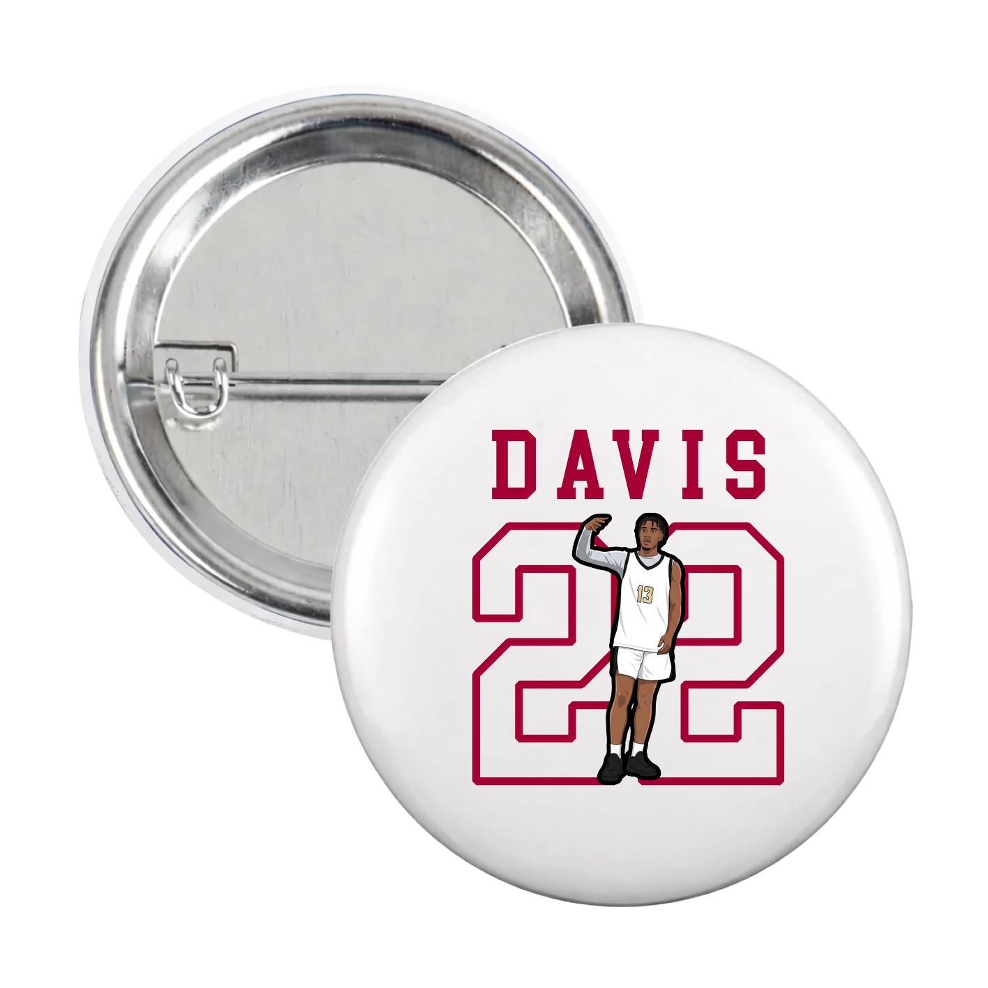 Game Day Button — Shirsey in White