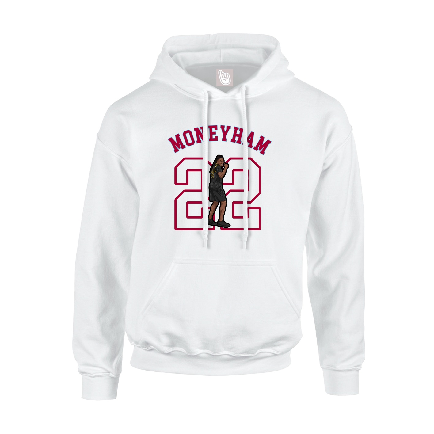 Youth Hoodie — Shirsey Arch in White