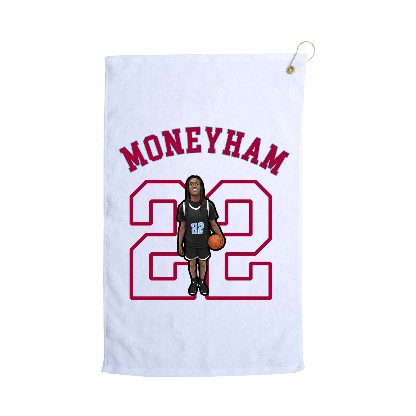 Golf Towel — Shirsey Arch in White