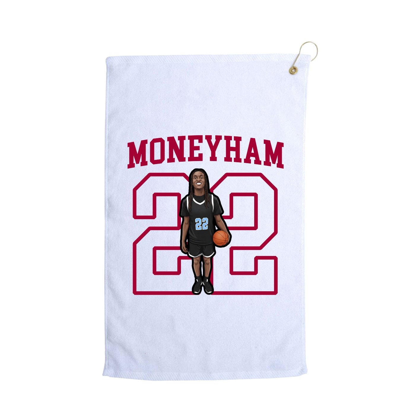 Golf Towel — Shirsey in White