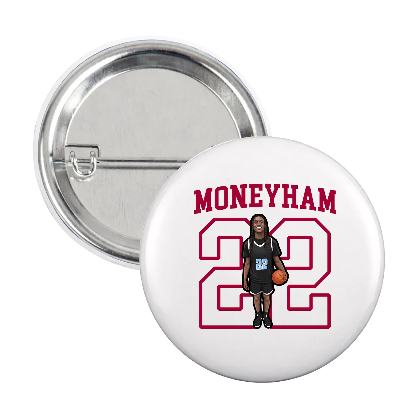Game Day Button — Shirsey in White