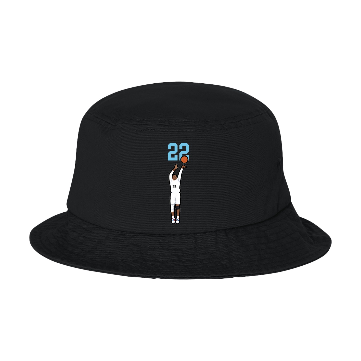 Bucket Cap — Number Top in Black