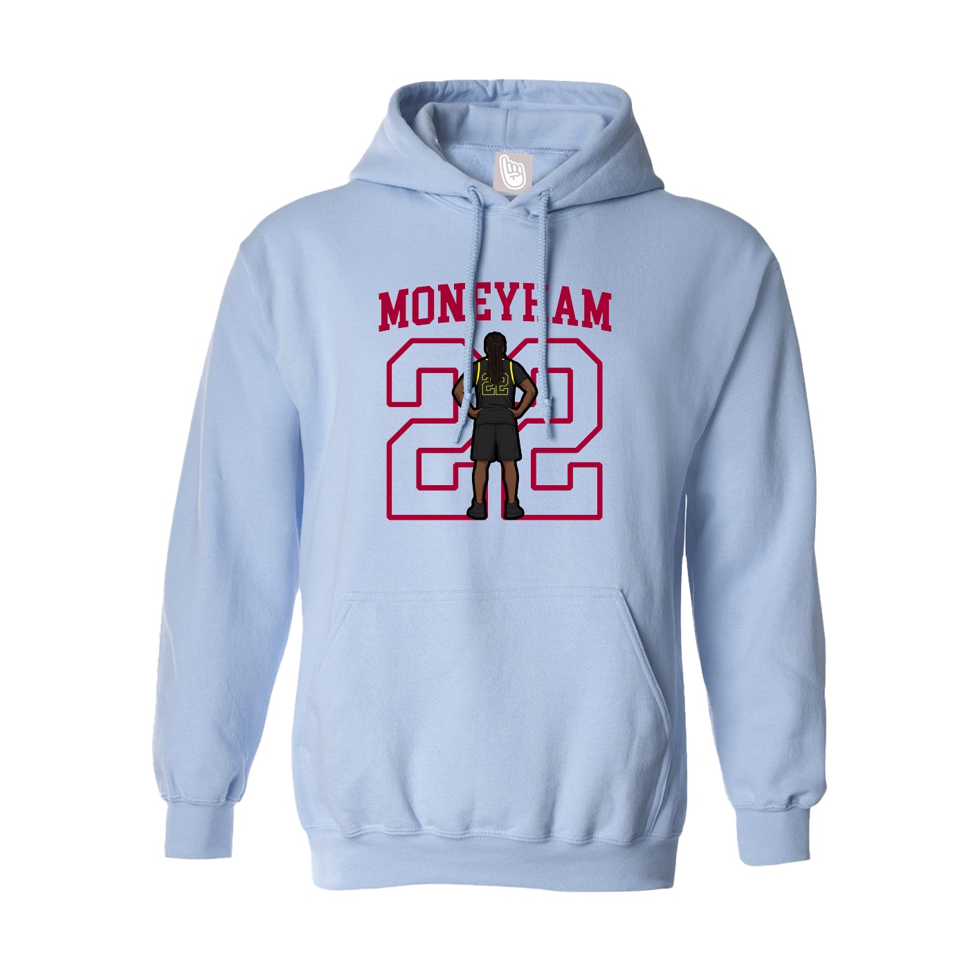 Hoodie — Shirsey in Light Blue