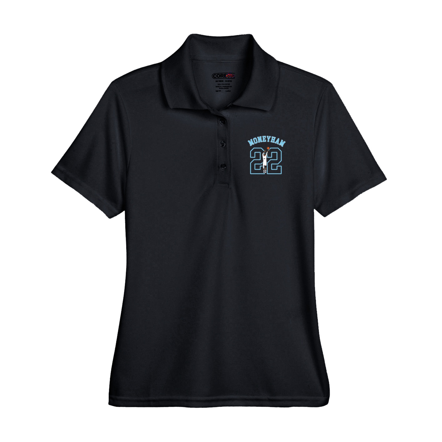 Performance Polo — Shirsey Arch in Black