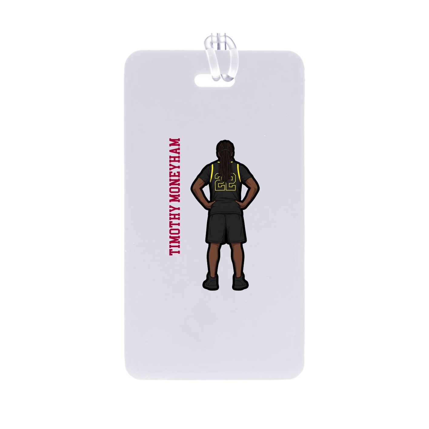 Bag Tag — Name Vertical in Classic