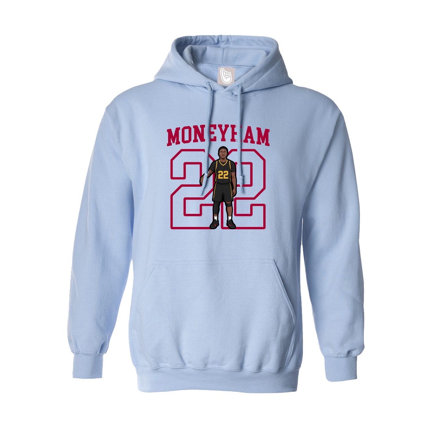 Hoodie — Shirsey in Light Blue