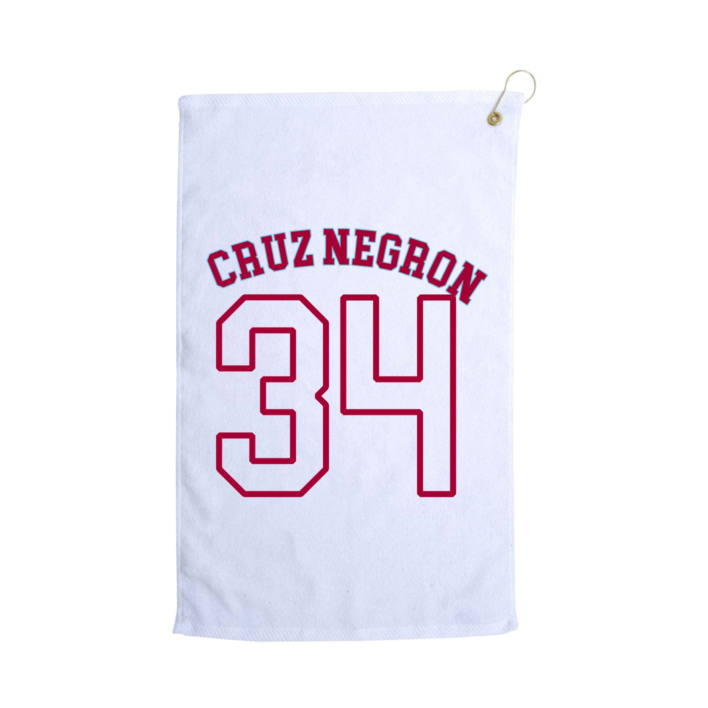 Golf Towel — Shirsey Arch in White