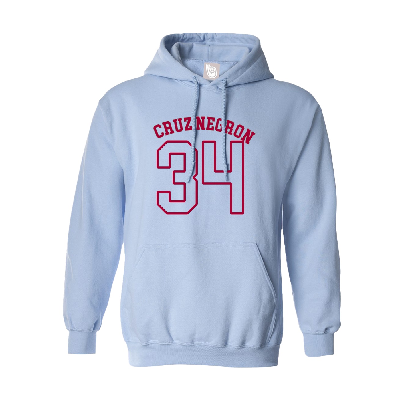 Hoodie — Shirsey Arch in Light Blue