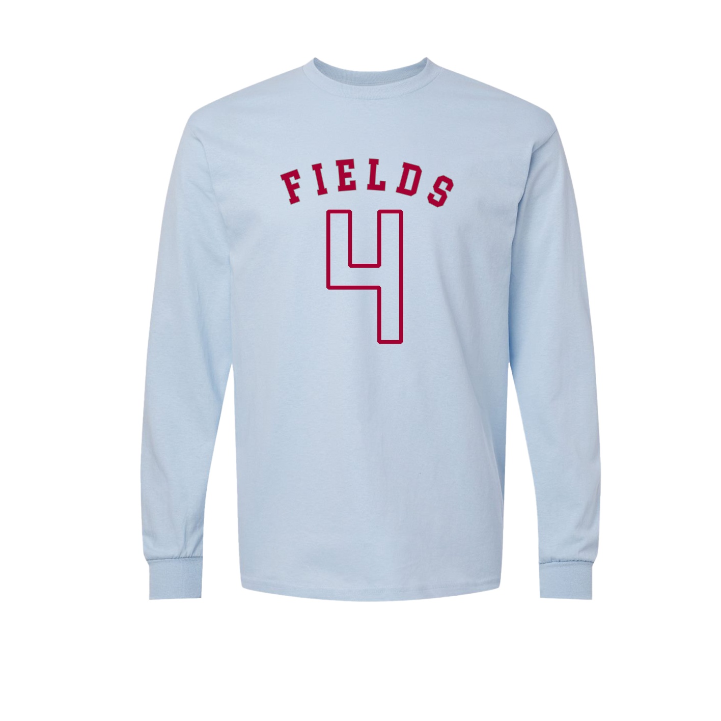 Long Sleeve Tee — Shirsey Arch in Light Blue