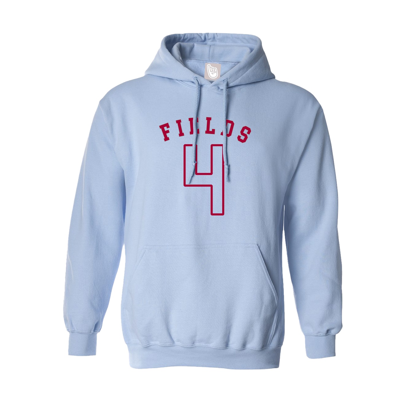 Hoodie — Shirsey Arch in Light Blue