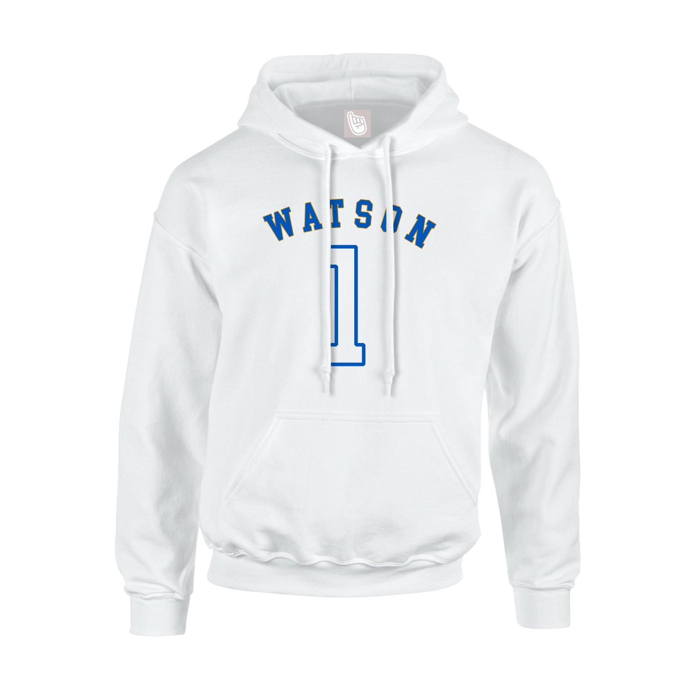 Youth Hoodie — Shirsey Arch in White