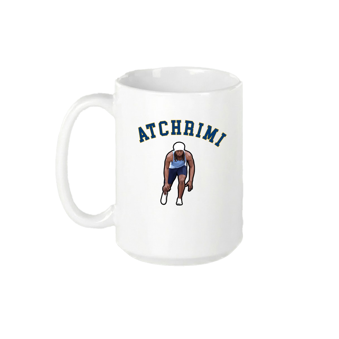 15oz Coffee Mug — Shirsey Arch in White