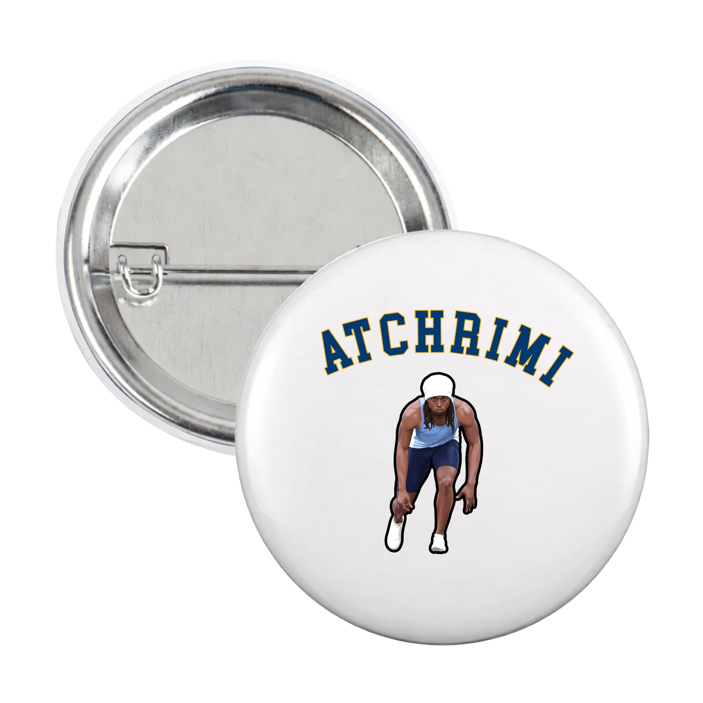 Game Day Button — Shirsey Arch in White