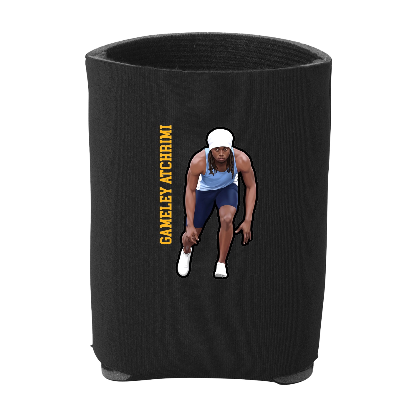 Can Holder — Name Vertical in Black