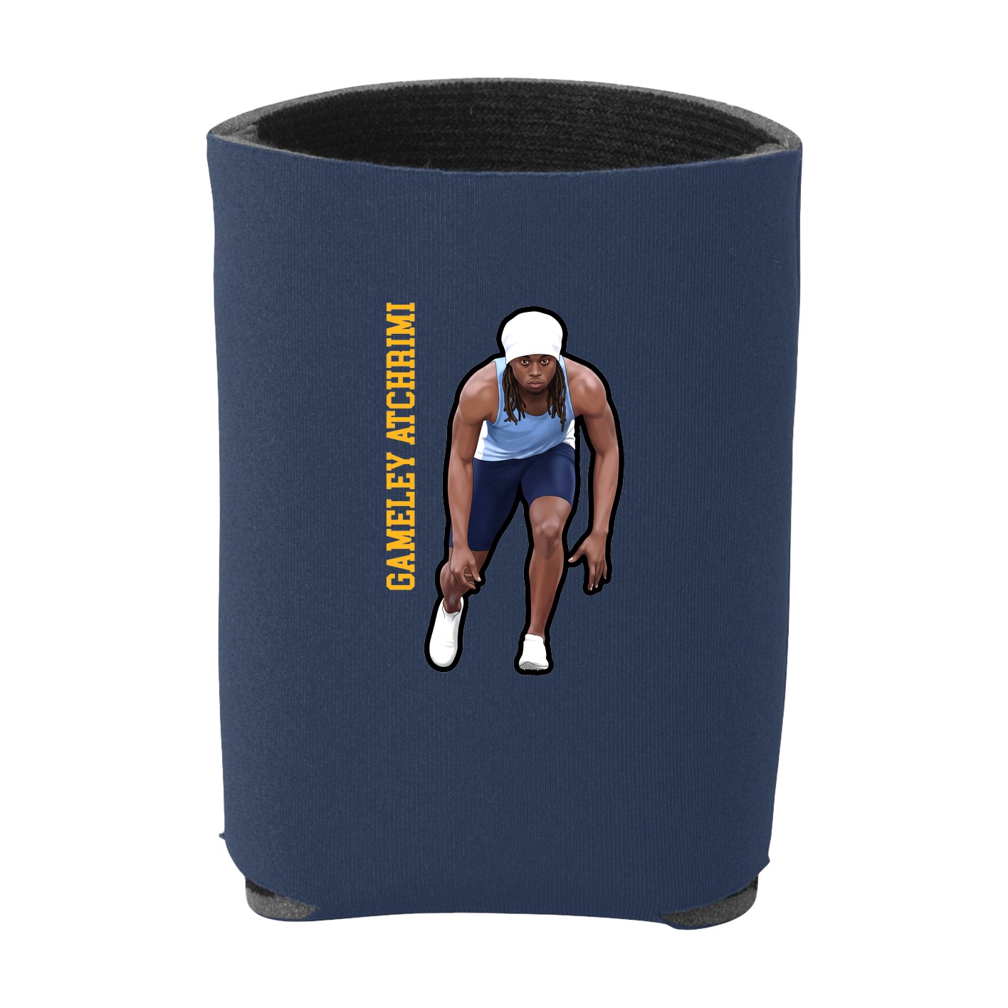 Can Holder — Name Vertical in Navy