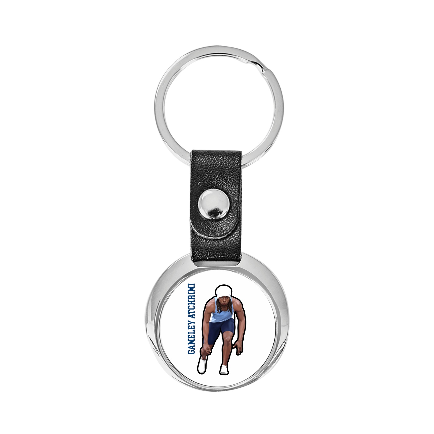 Key Chain — Name Vertical in Classic