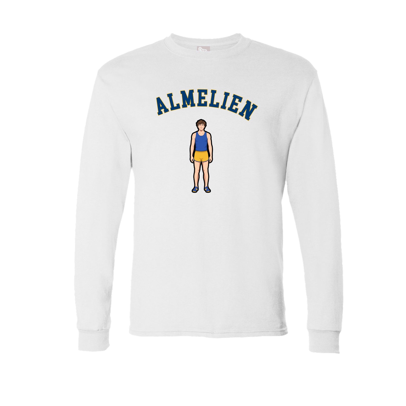 Long Sleeve Tee — Shirsey Arch in White