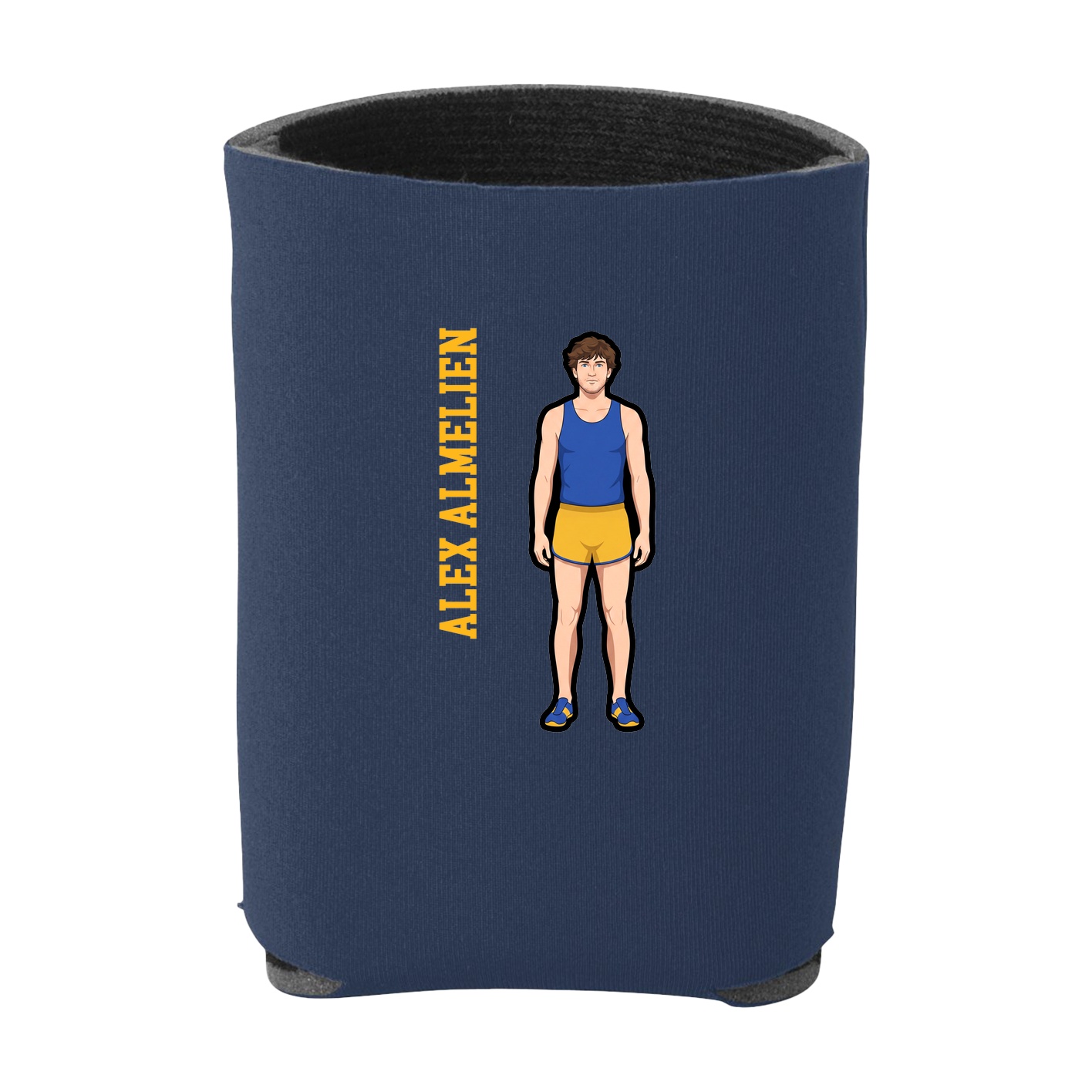 Can Holder — Name Vertical in Navy