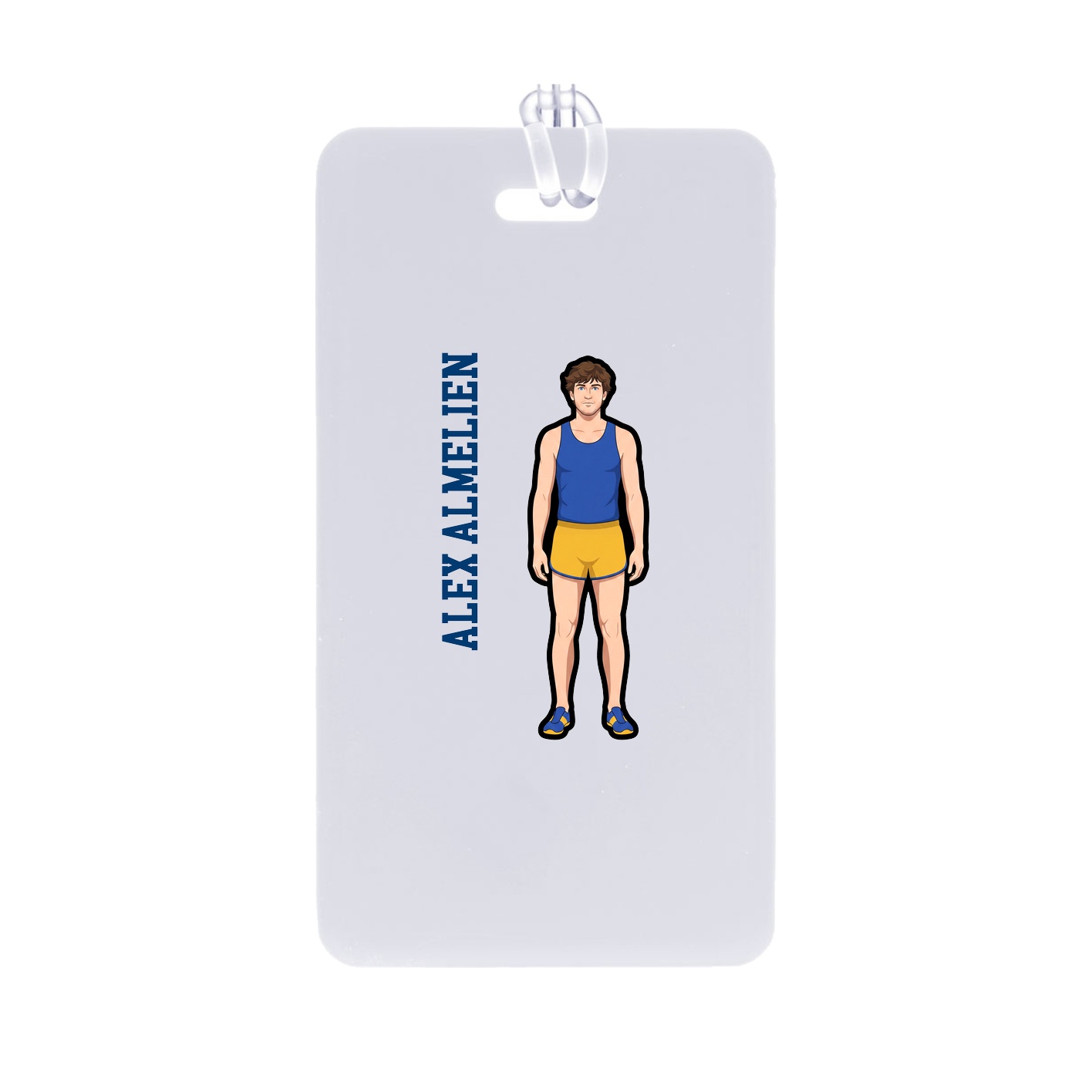 Bag Tag — Name Vertical in Classic